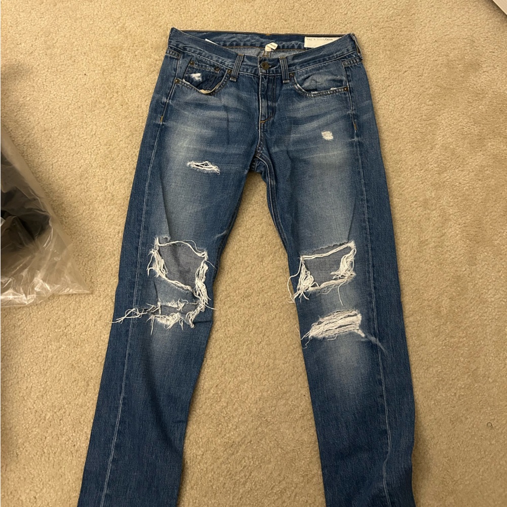 Rag & Bone Classic Blue Denim Jeans